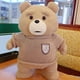 thumbnail image 1 of Peluche de oso de peluche de 9 estilos para niños, peluches suaves de animales, regalo para buen amigopink45cm Fivean unisex, 1 of 2