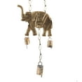 thumbnail image 5 of DecMode 28" Brass Metal Elephant Windchime with Bells, 5 of 8