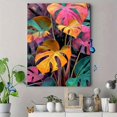 thumbnail image 4 of Sunset Forest Lake Landscape Oil Painting Canvas Wall Art for Living Room Bedroom Dining Room Office Hotel Lobby Decor, 4 of 8
