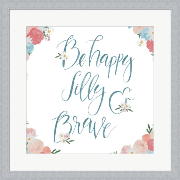 Spirit Stallion III Blush and Teal by James Wiens, Framed Wall Art, 19.5W x 19.5H