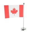 thumbnail image 6 of Raindrops Mini Canada National Flag Miniature Desk Flag For Office Table Decoration Desktop Canada National Day Decoration Small Polyester Banner, 6 of 8
