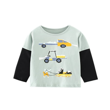 

ONTNO Toddler Round Neck Long Sleeve Pullover Sweatshirt