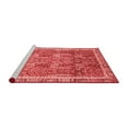 thumbnail image 2 of Ahgly Company Machine Washable Indoor Rectangle Abstract Red Modern Area Rugs, 6' x 9', 2 of 4
