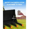 thumbnail image 6 of Yeshouse 48" Bucket Clamp on Debris Forks,2500lbs Heavy Duty Pallet Forks,Clamp on Pallet Forks with 5 Tines,for Tractor Accessories,Loader Bucket,Skid Steer, 6 of 7