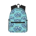 thumbnail image 1 of Balery Best Dad Ever Mochila para Mujeres y Hombres, Mochila Ligera Casual para Viajes, Mochila Clásica Básica para la Universidad, 1 of 6