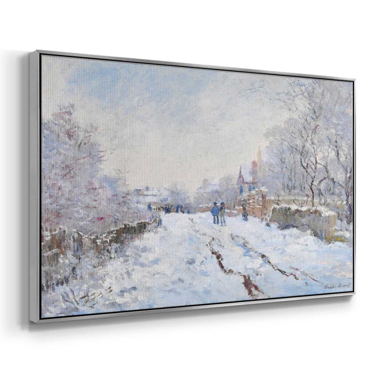 Vintage Landscape-CCXCV By Wexford Home Framed in Silver Wood Gallery Wrapped Canvas 17 in. x 25 in.