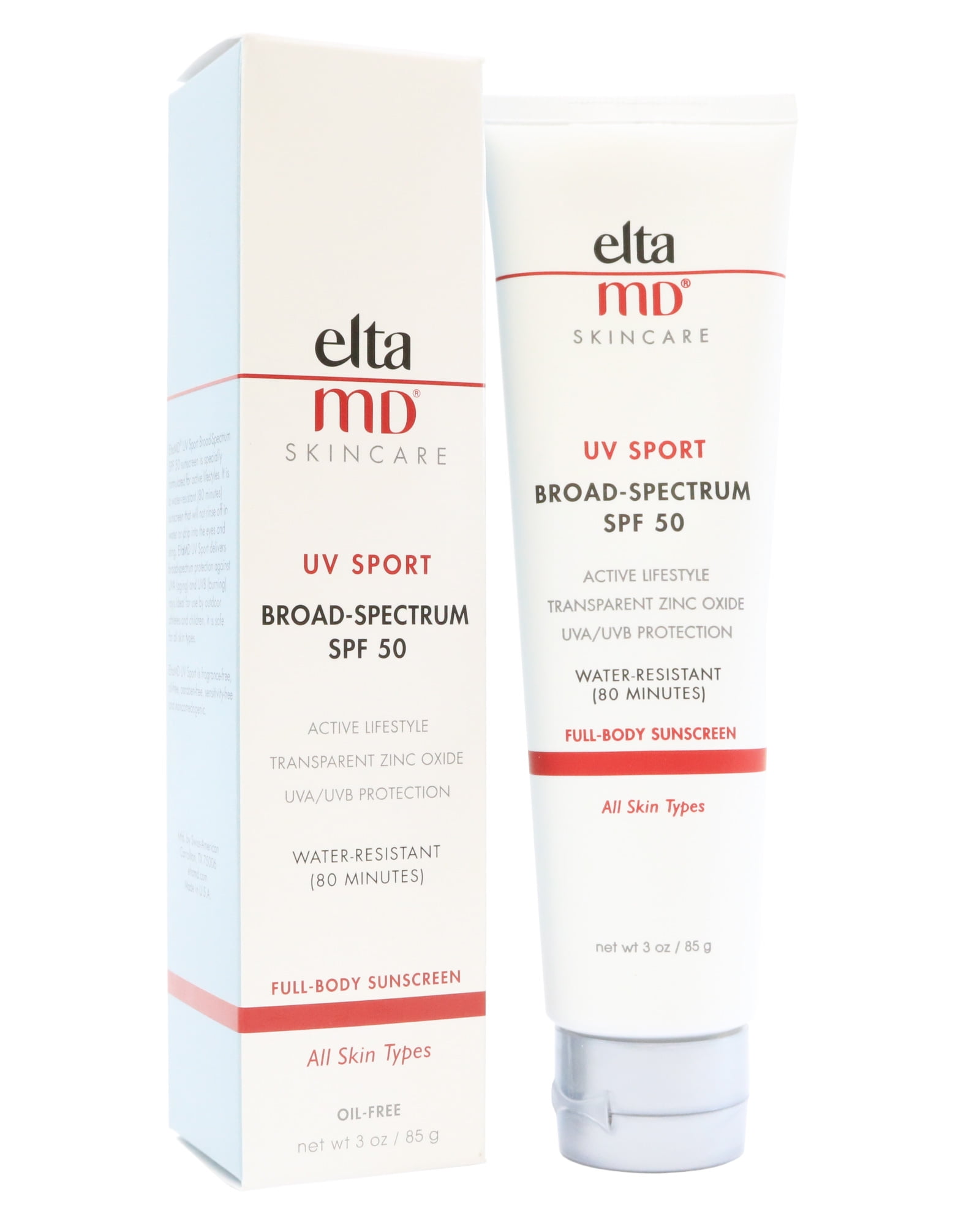 EltaMD UV Sport Broad Spectrum SPF 50 Sunscreen, 3 Oz