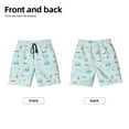 thumbnail image 2 of PAYOHTO Boy Swim Trunks Large Size 14-16 Teens Boy Beach Board Shorts Snowy Rural in Winter Christmas Quick Dry Bathing Suit Swimwear, 2 of 9