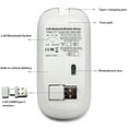 thumbnail image 4 of Ratón Bluetooth KLO LED recargable para MacBook Silver, 4 of 6