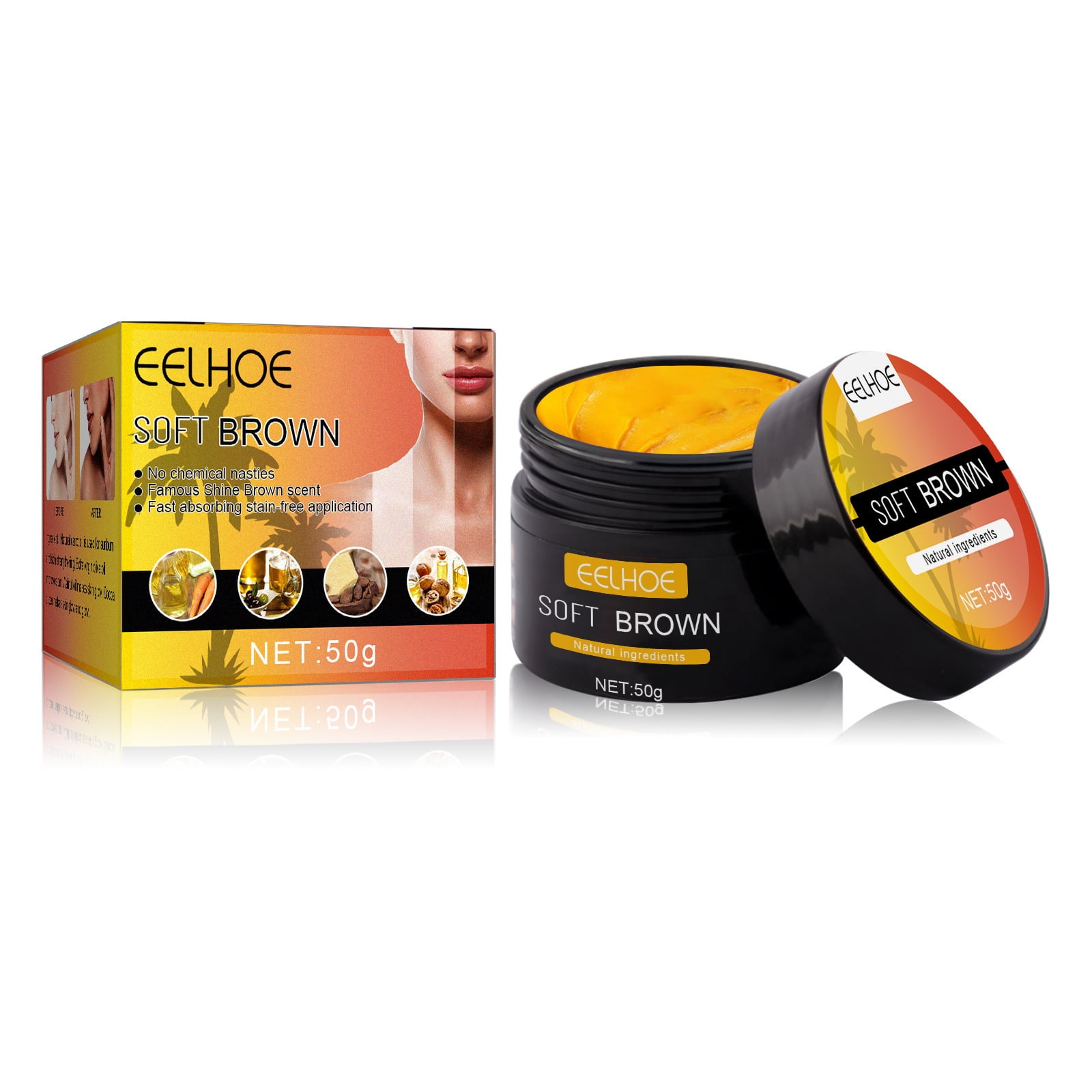 Self Tanner Tanning Cream - Tan Self Tanning Cream for Body, Gradual Tanning Lotion Self Tanner for Natural Looking Self Tan