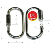 Playkids Quick links 3/16" (also known as Spring Clip or Snap Hook) Hardware for Swing Set Playground