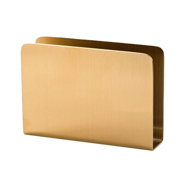 Servilletero de Hierro Sunnimix Soporte para Estante Dispensador de Notas Color Oro
