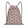 thumbnail image 1 of Xecao A Rooster With Chickens Pattern Sports Drawstring Backpack - String Swim Gym Bag with Wet Proof Pocket for Women&Men-Medium, 1 of 6