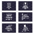 thumbnail image 2 of Juego de 6 sobres con elementos de puntos ondulados de color oscuro, divertidas y divertidas tarjetas navideñas con bendición para el día del padre, 2 of 5