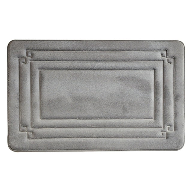 Vwrxbz Bathroom Rug Absorbent Non Slip Bath Mat Soft Microfiber Floor Mat hine Washable Quick Dry 40x60cm