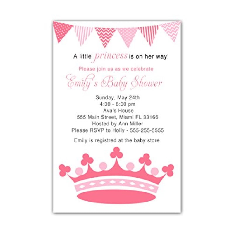 baby sprinkle invitations walmart