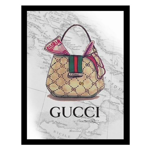 High Fashion Designer Handbag Italy Framed Print