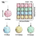 thumbnail image 3 of Cheapark 16 Pcs 2.4 Inch (6cm) Christmas Macaron-Colored Foam Balls - Candy-Themed Ornaments For Xmas Tree, Festive Decor, 3 of 7