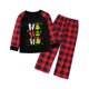 thumbnail image 1 of Pijamas Navideñas Conjunto de pijama navideño a juego de 2 piezas Conjunto de ropa de estar cómoda Kuymtek  Negro*niño 10-11 años para Unisex, 1 of 9