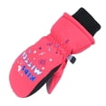 thumbnail image 3 of Guantes de esquí para , de invierno impermeables de largo, guantes de nieve para , niñas y , esquí, snowboard, Rosa XS Sunnimix niños guantes de esquí de invierno, 3 of 5