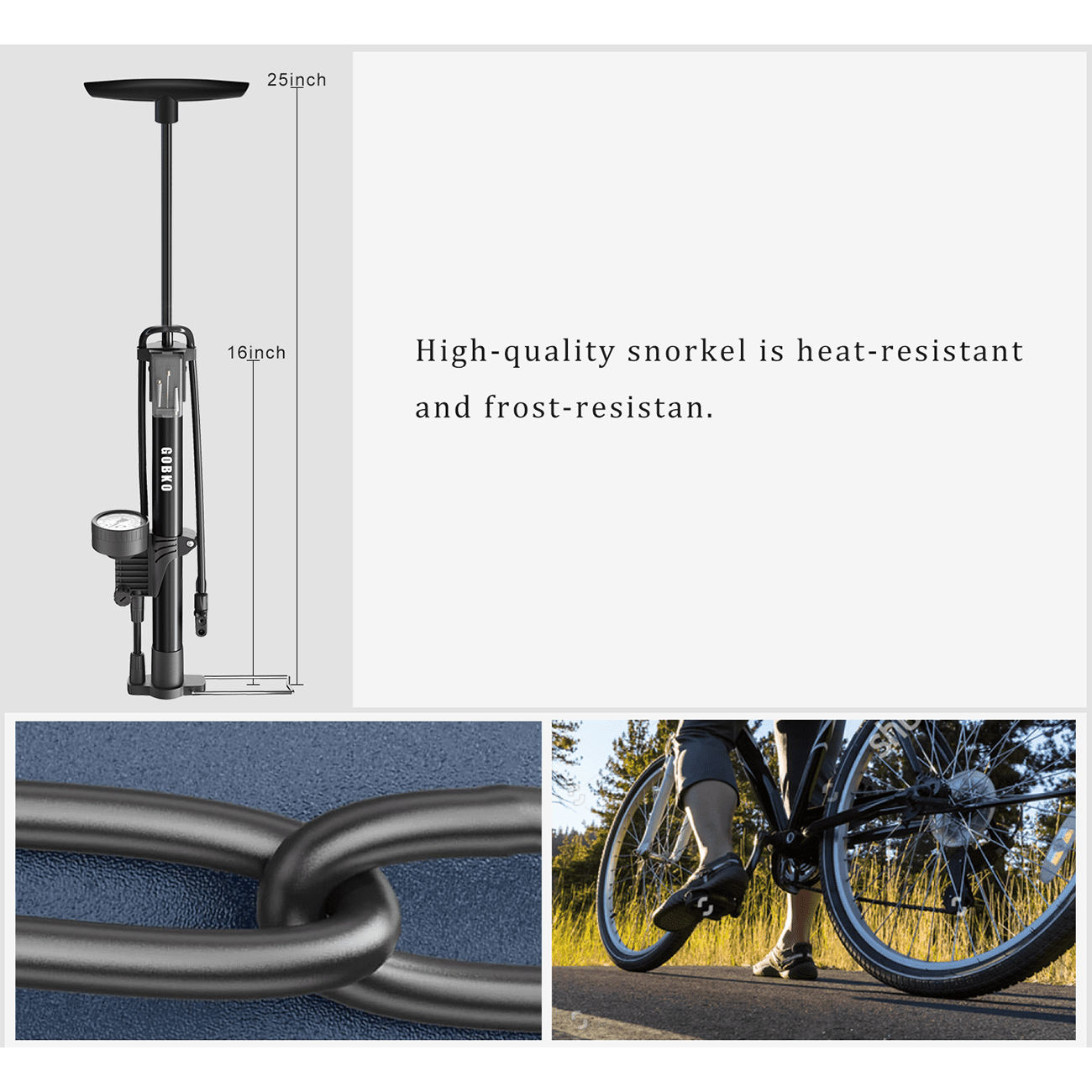 Upright bike pump sale