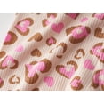 thumbnail image 3 of Beezizac Cute Leopard Heart Pajama Set for Baby/Toddler/Little Girls 2 Piece Short PJs Size 7, 3 of 7
