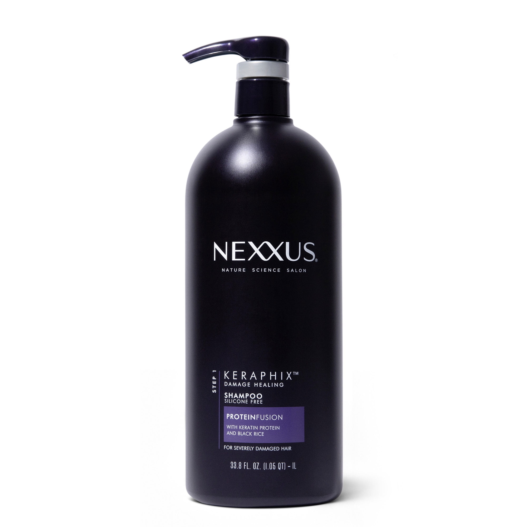 Nexxus Keraphix With ProteinFusion Shampoo Keratin Protein, Black Rice