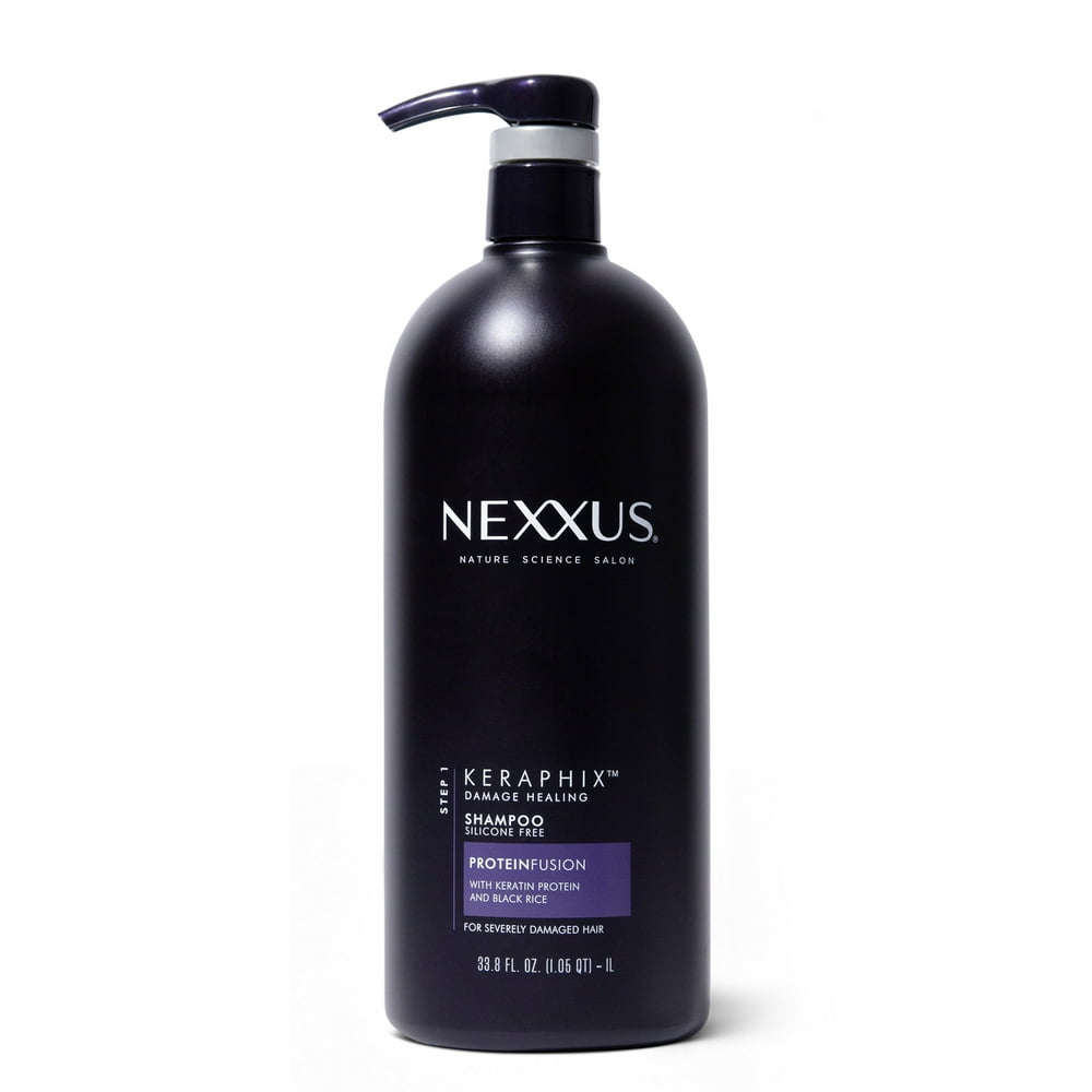 Nexxus Keraphix With ProteinFusion Shampoo Keratin Protein, Black Rice