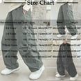 thumbnail image 3 of NAISIBABY Boys Cargo Pants, Baggy Fit with Pockets Elastic Waist Casual Fashion Joggers Pants Black 6T, 3 of 6
