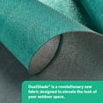 thumbnail image 4 of Coolaroo Outdoor DualShade Sun Sail and Hardware Kit, 95% UV Block Protection, 12' Square; Maldives, 4 of 7