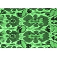 thumbnail image 1 of Ahgly Company Indoor Rectangle Abstract Emerald Green Modern Area Rugs, 7' x 9', 1 of 4