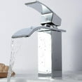 thumbnail image 3 of Awdenio Four-way Basin Faucet Wide Mouth Water-fall Faucet Bathroom Hot And Cold Faucet, 3 of 8