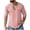 Pink, variant on LIaqionyy Shirts for Mens V Neck Casual Long Sleeve Tops Breathable Fashion Summer Vacation Shirt Clothes