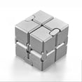 thumbnail image 4 of Premium Metal Infinity Cube Portable Decompression Toy Black, 4 of 5