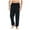 Black, variant on Lmnyox Men's Lightweight Pants Casual Straight Leg Pocket Lounge Pants Soft Elastic Waist Drawstring Trousers