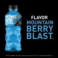thumbnail image 3 of POWERADE Mountain Berry Blast Electrolyte Sports Drink, 20 fl oz, 8 Pack Bottles, 3 of 7
