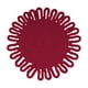 thumbnail image 2 of RKSTN christmas deals Christmas Red Woven Insulation Mat Kitchen Flower Shaped Placemats Handmaded Rope Pot Holders Cup Mat Size 7x7 Inch, 2 of 6