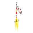 thumbnail image 2 of Bass Fishing Lure Spinnerbait Fishing Lures 2.3 Inch 0.12 Oz Yellow with Treble Fishing Hooks for Freshwater and Saltwater Fishing Lures for Bass 1 Pack, 2 of 6
