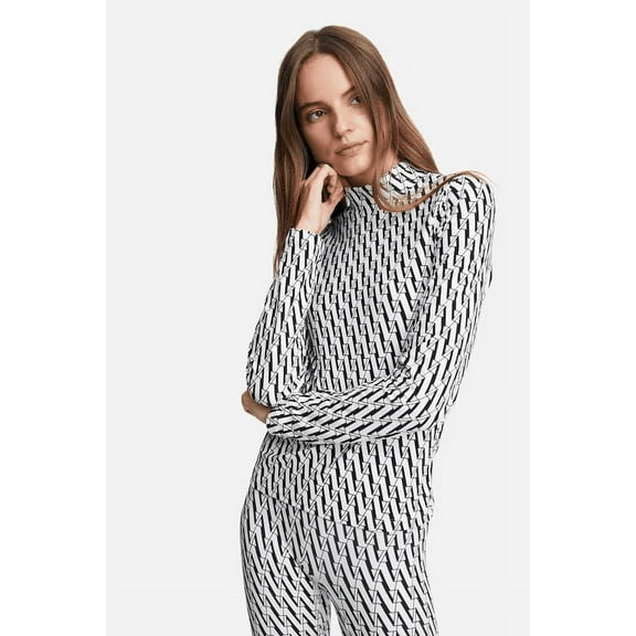 All Access Bandier LOGO Women's Pro Center Stage Mock Neck L/S Top 1X NWOT