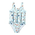 thumbnail image 3 of Traje De Baño Flotante Para Niños Con Dibujos Animados, Cómodo Traje De Baño De Playa De Verano, Talla M, 3 of 9