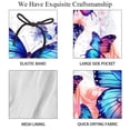 thumbnail image 4 of luoweisi Men's Beach Shorts Quick Dry Swim Trunks with Mesh Lining Butterfly M, 4 of 5