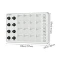 thumbnail image 2 of Beat Keyboard Machine White ABS for Music Making with Versatile Knobs and Rgb Pads, 2 of 7