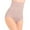 Beige, variant on Women's High Waist Shaping Panties Postpartum Underwear Mesh Breathable Body Lifting Comfortable Seamless