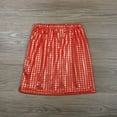 thumbnail image 2 of YWOAGH Robe de Fête pour Filles, Spectacle de Performance, Pois, Paillettes, Ligne A, Taille Élastique, Rouge, 9-10 Ans, 2 of 7