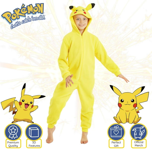 Pokemon Bebe Pijama Mameluco Pikachu Disfraces Pijama De