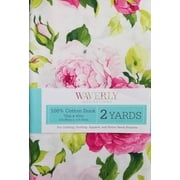 Waverly Inspirations 100% Cotton 45" x 2 Yards Precut Large Floral Pink Print Sewing & Crafting Fabric, 1 Each