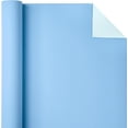 thumbnail image 3 of Kraft Baby Blue Wrapping Paper Roll - Mini Roll - 17 Inch x 33 Feet - Solid Color Baby Blue Wrapping Paper Perfect for Baby Shower, Boys Birthday, Wedding, 3 of 7