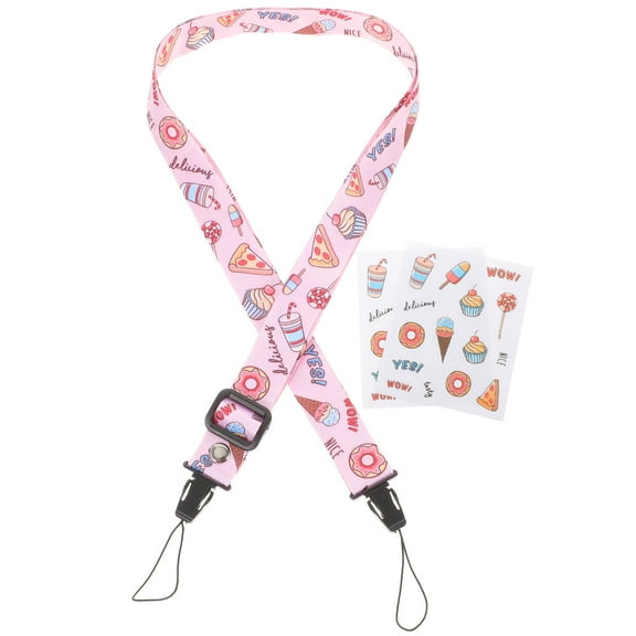 Raindrops Instant Camera Strap with Decorative Stickers Adjustable Polyester Wrist Hand Strap for Photographers Multi