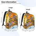 thumbnail image 2 of Rocae Animals on Noah's Ark1 for Canvas College Laptop Backpack for Men Women-Small, 2 of 5