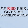thumbnail image 2 of CafePress - Red Headed Superpowers Infant Bodysuit - Baby Light Bodysuit, Size Newborn - 24 Months, 2 of 4